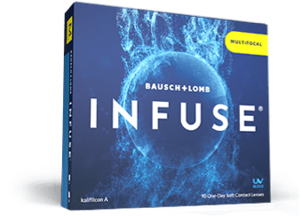 Box of INFUSE® One-Day Multifocal Contact Lenses