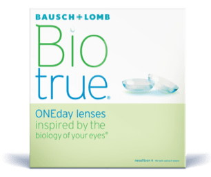 Box of Biotrue ONEday daily contact lenses