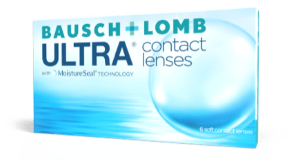 Box of ULTRA monthly contact lenses