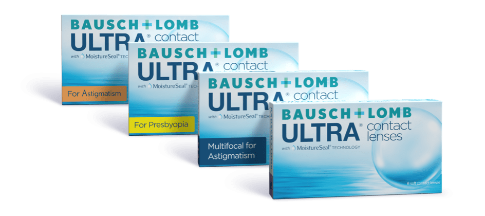 Box collection of ULTRA monthly contact lenses